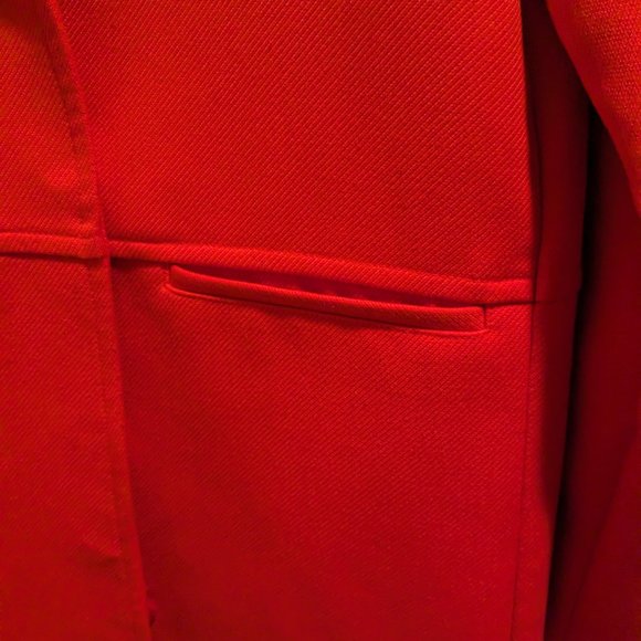 H&M Red Orange Coat / Jacket Size 2 - Picture 6 of 6